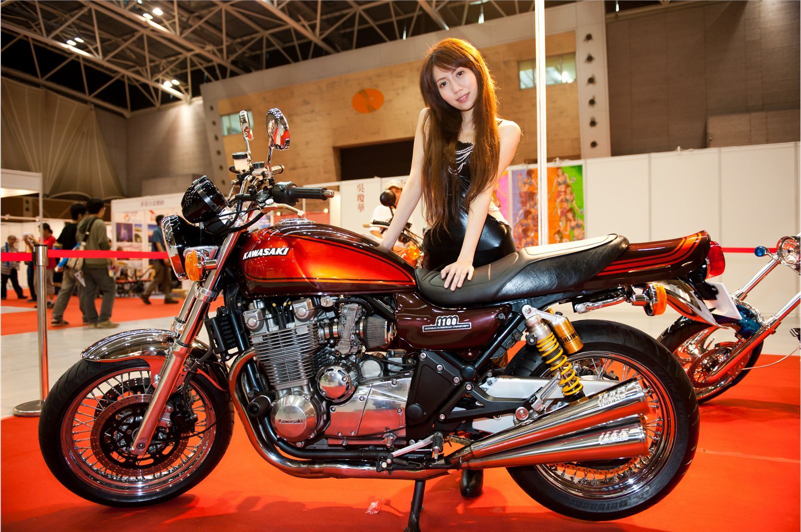 Betel nut Costume Art Exhibition (4): motorcycle photo of Taiwan model